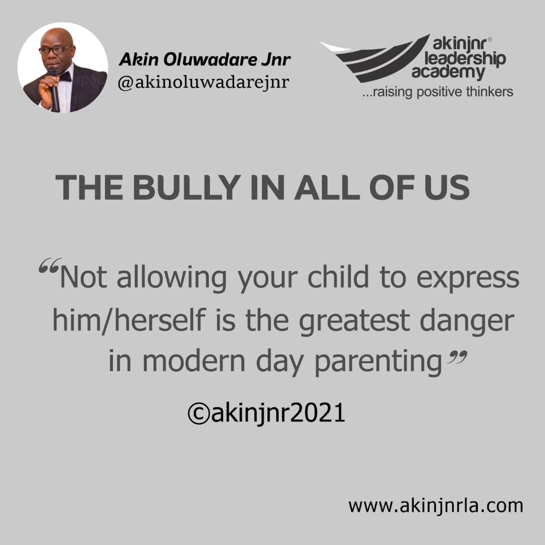 Read more about the article THE BULLY IN ALL OF US